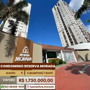 Apartamento com 3 Quartos à venda, 70m² no Aleixo, Manaus
