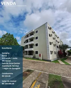 Apartamento com 3 Quartos à venda, 65m² no Serraria, Maceió
