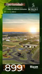 Lote/Terreno à venda, 2010m² no Estância do Bosque, Santo Antônio de Goiás