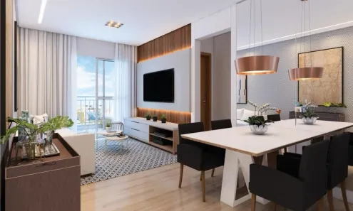 Apartamento com 2 Quartos à venda, 65m² no Campestre, Santo André