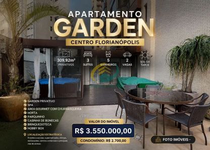 Apartamento com 3 Quartos à venda, 310m² no Centro, Florianópolis