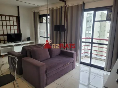 Flat com 1 Quarto para alugar, 35m² no Moema, São Paulo