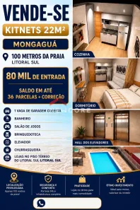 Apartamento com 1 Quarto à venda, 22m² no Vila Sao Paulo, Mongaguá
