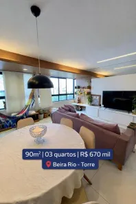 Apartamento com 3 Quartos à venda, 90m² no Torre, Recife