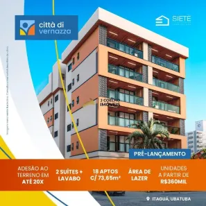 Apartamento com 2 Quartos à venda, 73m² no Itaguá, Ubatuba