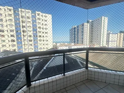 Apartamento com 1 Quarto para alugar, 51m² no Guilhermina, Praia Grande
