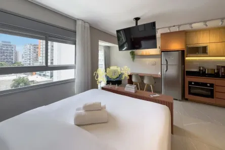 Flat com 1 Quarto à venda, 31m² no Indianópolis, São Paulo