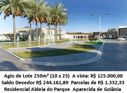 Lote/Terreno à venda, 250m² no Residencial Aldeia do Parque, Aparecida de Goiânia