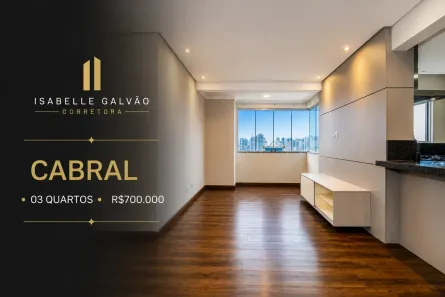 Apartamento com 3 Quartos à venda, 72m² no Cabral, Curitiba