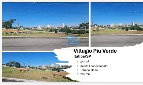 Lote/Terreno à venda, 518m² no Jardim Alto de Santa Cruz, Itatiba