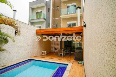 Sobrado com 4 Quartos à venda, 349m² no Jardim, Santo André