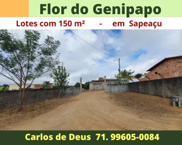 Lote/Terreno à venda, 150m² no Centro, Sapeaçu