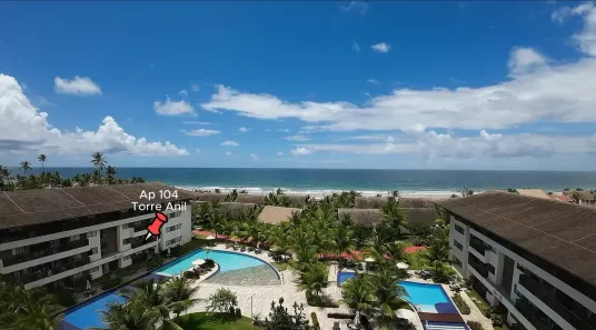 Apartamento com 2 Quartos à venda, 52m² no Porto de Galinhas, Ipojuca