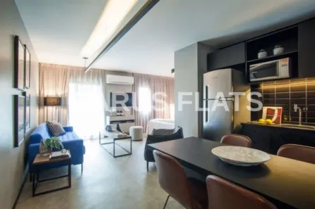 Flat com 1 Quarto à venda, 30m² no Cidade Monções, São Paulo