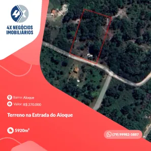 Lote/Terreno à venda, 5920m² no Aloque, São Cristóvão