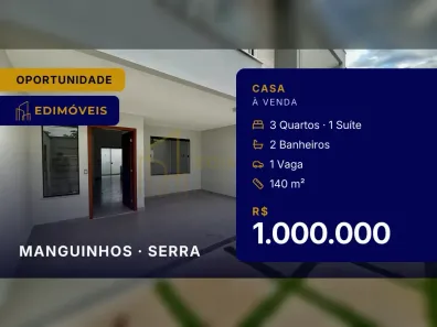 Casa com 3 Quartos à venda, 140m² no Manguinhos, Serra