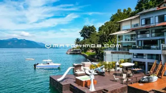 Casa de Condomínio com 6 Quartos para alugar, 550m² no Portogalo, Angra dos Reis