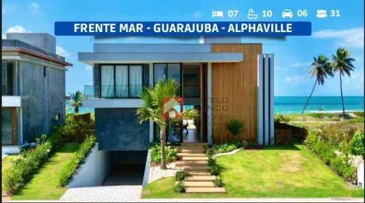 Casa de Condomínio com 7 Quartos à venda, 668m² no Barra do Jacuípe, Camaçari
