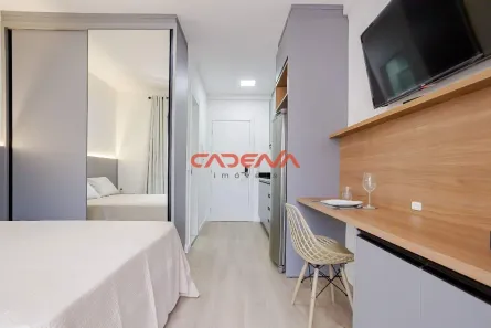 Apartamento com 1 Quarto para alugar, 24m² no Bigorrilho, Curitiba