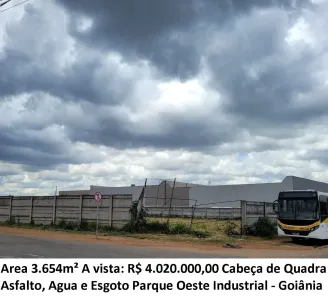 Lote/Terreno à venda, 3654m² no Parque Oeste Industrial, Goiânia