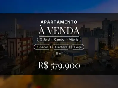 Apartamento com 2 Quartos à venda, 55m² no Jardim Camburi, Vitória