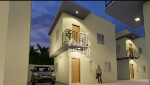 Casa de Condomínio com 2 Quartos à venda, 70m² no Laranjal, São Gonçalo