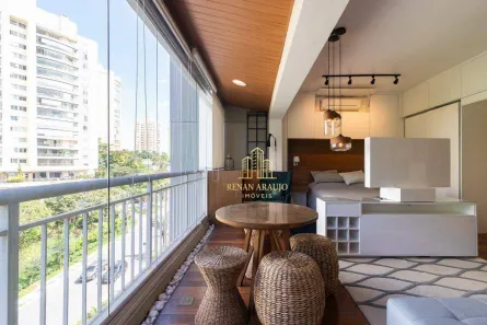 Apartamento com 1 Quarto à venda, 50m² no Tamboré, Santana de Parnaíba