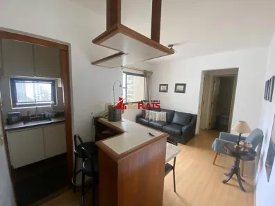 Flat com 1 Quarto para alugar, 37m² no Indianópolis, São Paulo