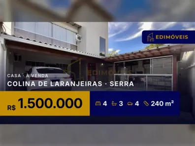 Casa com 4 Quartos à venda, 240m² no Colina de Laranjeiras, Serra