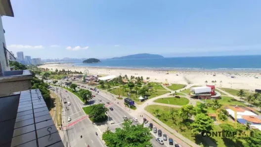 Apartamento com 1 Quarto para alugar, 35m² no Itararé, São Vicente