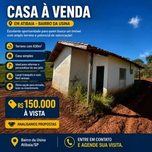Fazenda/Sítio com 2 Quartos à venda, 500m² no Jardim Colonial, Atibaia
