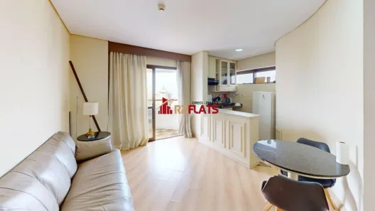Flat com 1 Quarto para alugar, 48m² no Bela Vista, São Paulo