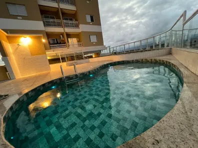Apartamento com 2 Quartos para alugar, 60m² no Parque São Vicente, São Vicente