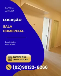 Sala Comercial para alugar, 40m² no São Francisco, Manaus