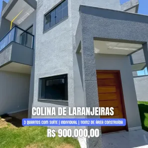 Casa com 3 Quartos à venda, 110m² no Colina de Laranjeiras, Serra