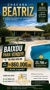 Fazenda/Sítio com 3 Quartos à venda, 300m² no Área Rural de Cuiabá, Cuiabá