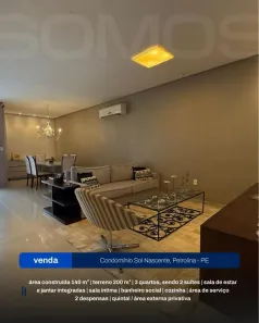 Casa de Condomínio com 3 Quartos à venda, 140m² no Cidade Universitária, Petrolina