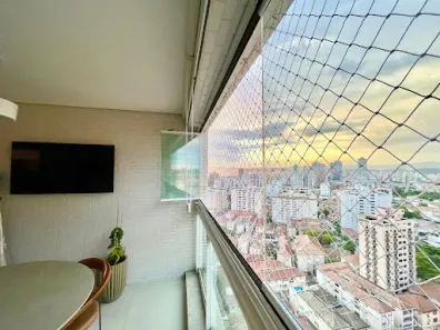 Apartamento com 2 Quartos à venda, 77m² no Ponta da Praia, Santos