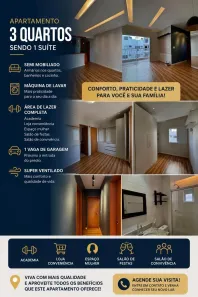 Apartamento com 3 Quartos para alugar, 80m² no Sacramenta, Belém