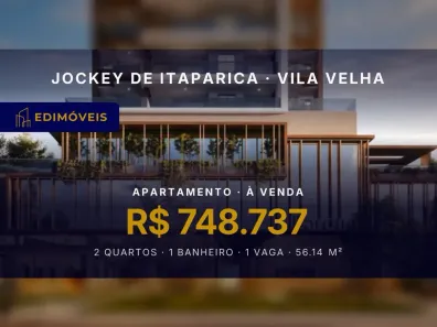 Apartamento com 2 Quartos à venda, 56m² no Jockey de Itaparica, Vila Velha