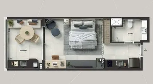 Apartamento com 1 Quarto à venda, 39m² no Ipanema, Rio de Janeiro
