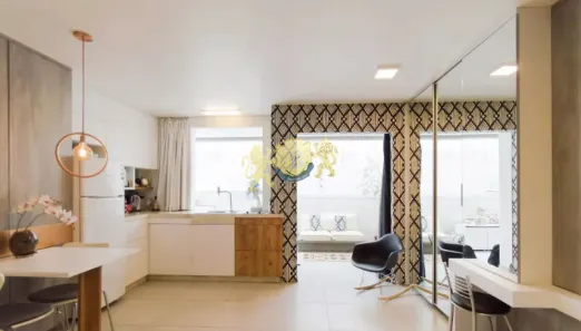Flat com 1 Quarto à venda, 40m² no República, São Paulo