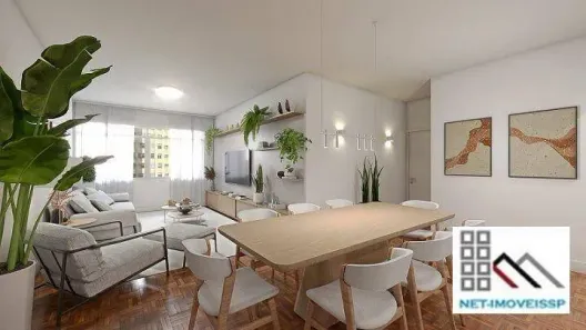 Apartamento com 3 Quartos à venda, 129m² no Santa Cecília, São Paulo