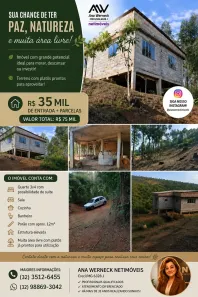 Fazenda/Sítio com 1 Quarto à venda, 84m² no Bosque Dias Tavares, Juiz de Fora