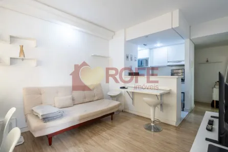 Flat com 1 Quarto à venda, 39m² no Indianópolis, São Paulo