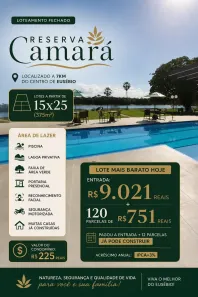 Lote/Terreno à venda, 375m² no , Aquiraz