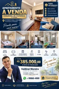 Apartamento com 2 Quartos à venda, 46m² no Coqueiral de Itaparica, Vila Velha