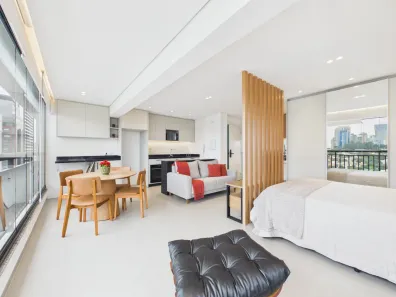 Apartamento com 1 Quarto para alugar, 46m² no Dezoito do Forte Empresarial/Alphaville., Barueri