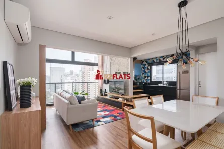 Apartamento com 1 Quarto para alugar, 68m² no Vila Olímpia, São Paulo