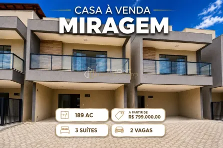Casa de Condomínio com 3 Quartos à venda, 189m² no Buraquinho, Lauro de Freitas